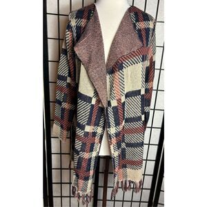Signature Studio Graphic Print Open Front Cardigan